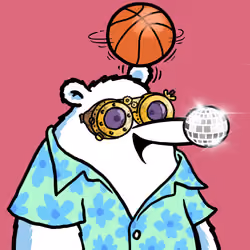 Fluffy Polar Bear #2542