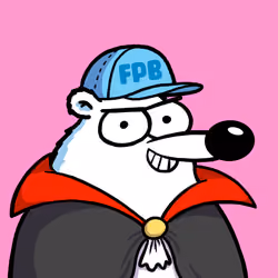 Fluffy Polar Bear #6189
