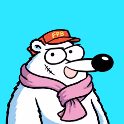 Fluffy Polar Bear #4138