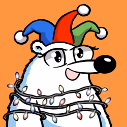 Fluffy Polar Bear #1134