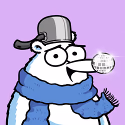 Fluffy Polar Bear #2405