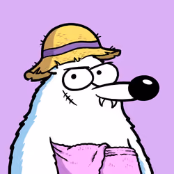 Fluffy Polar Bear #5903