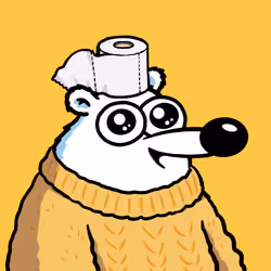 Fluffy Polar Bear #6690
