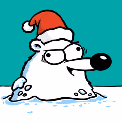 Fluffy Polar Bear #234