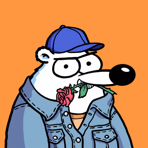 Fluffy Polar Bear #499
