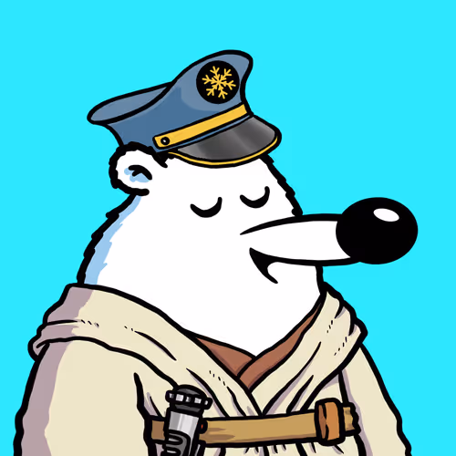 Fluffy Polar Bear #5329