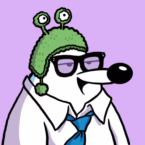 Fluffy Polar Bear #6198