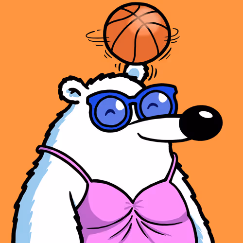 Fluffy Polar Bear #1484