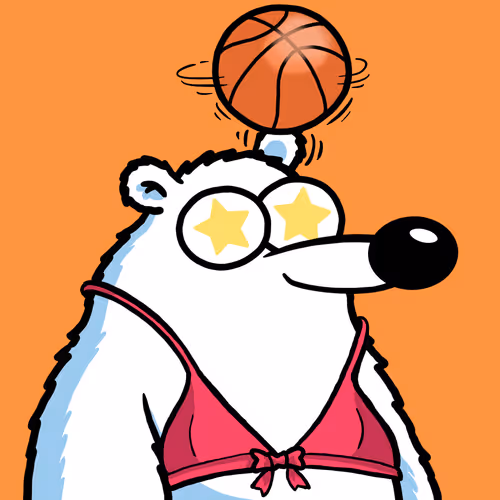 Fluffy Polar Bear #7445