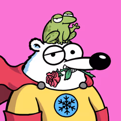 Fluffy Polar Bear #3820