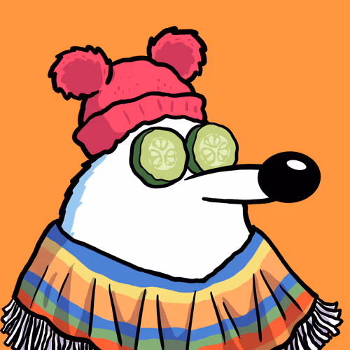 Fluffy Polar Bear #4988