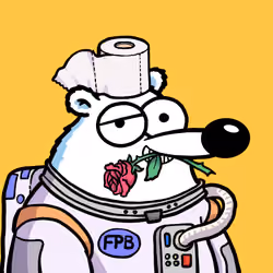 Fluffy Polar Bear #5406