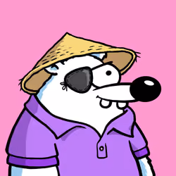 Fluffy Polar Bear #4456