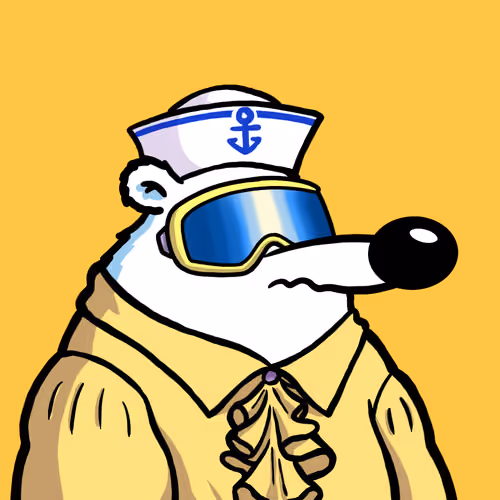 Fluffy Polar Bear #3501