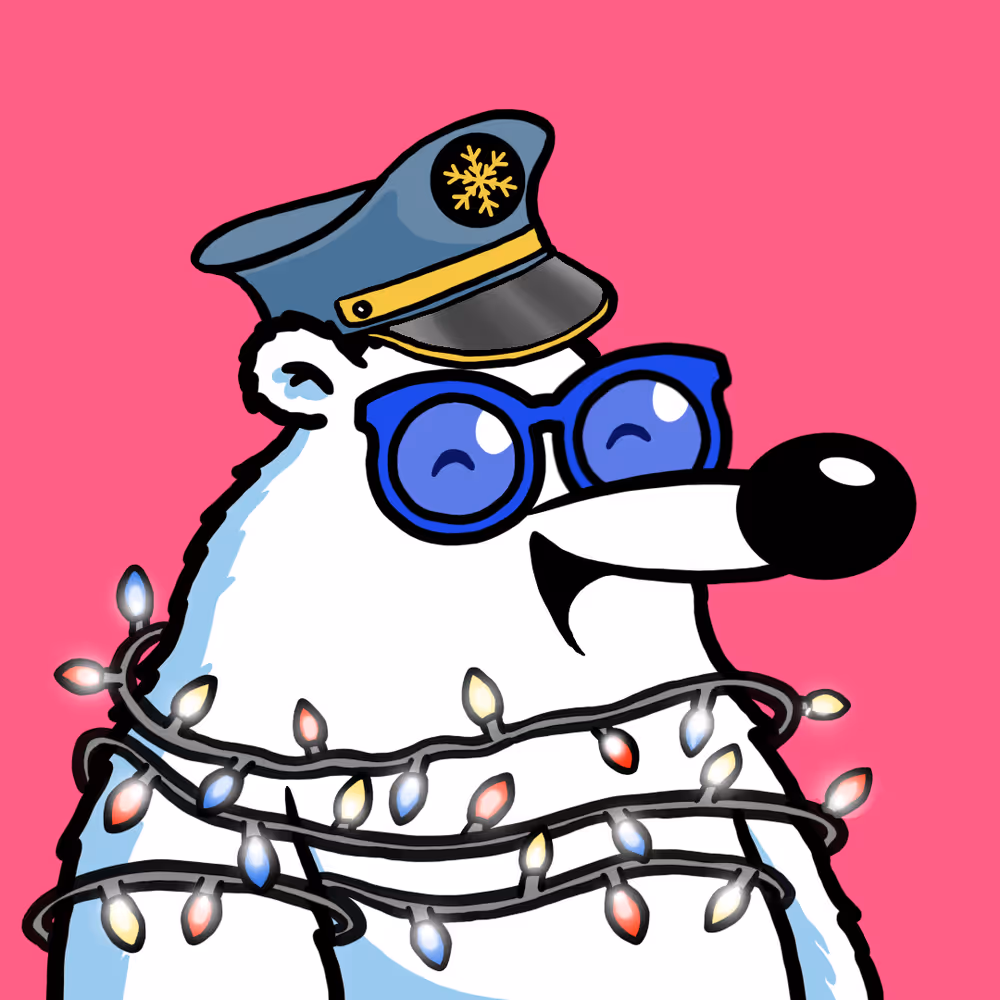 Fluffy Polar Bear #9164