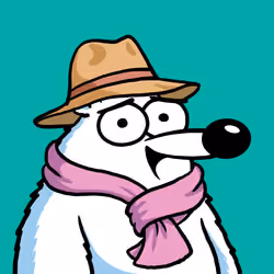 Fluffy Polar Bear #6777