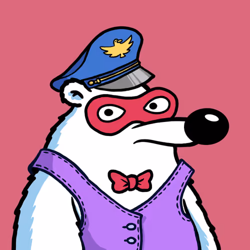 Fluffy Polar Bear #7311
