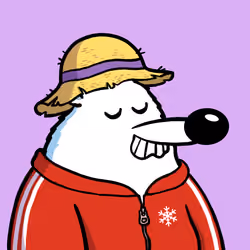 Fluffy Polar Bear #5023