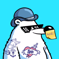 Fluffy Polar Bear #7592