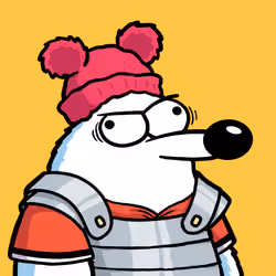 Fluffy Polar Bear #3015
