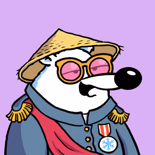 Fluffy Polar Bear #8698