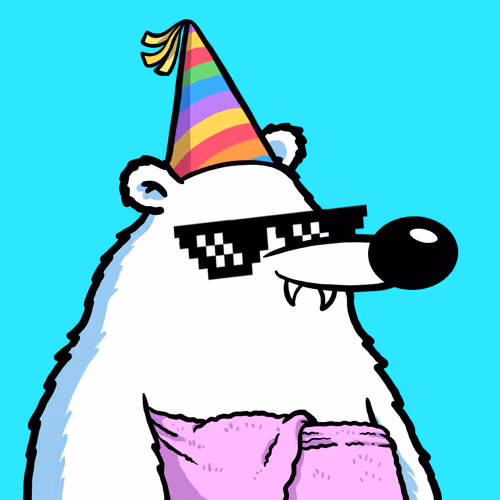 Fluffy Polar Bear #9014