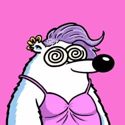 Fluffy Polar Bear #8713