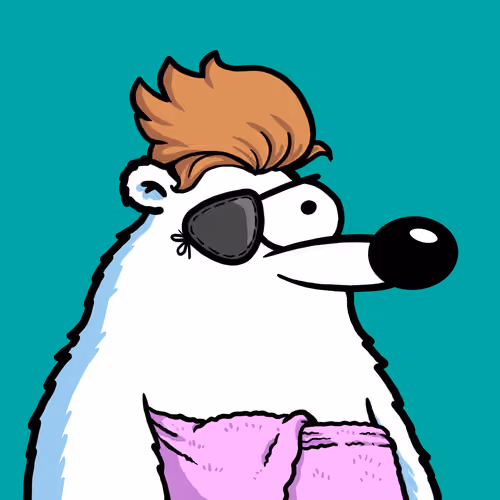 Fluffy Polar Bear #5978