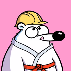 Fluffy Polar Bear #3225