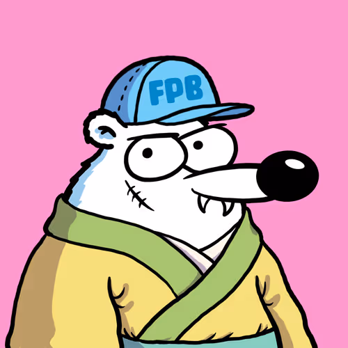 Fluffy Polar Bear #9294