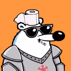 Fluffy Polar Bear #8809