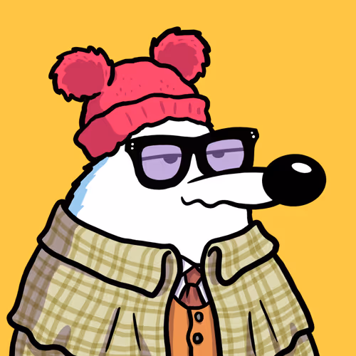 Fluffy Polar Bear #7692