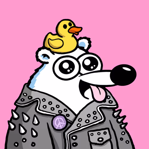 Fluffy Polar Bear #1375