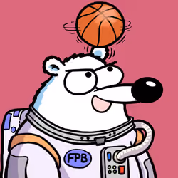 Fluffy Polar Bear #2655
