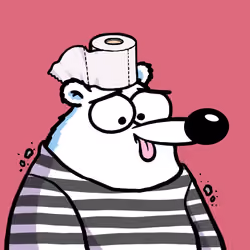 Fluffy Polar Bear #2907