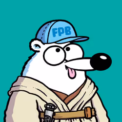 Fluffy Polar Bear #2150