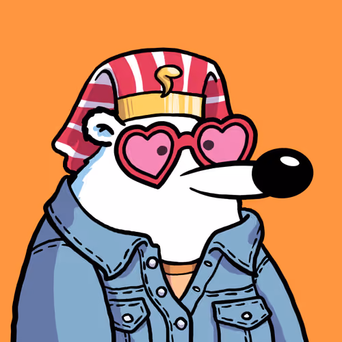 Fluffy Polar Bear #5146