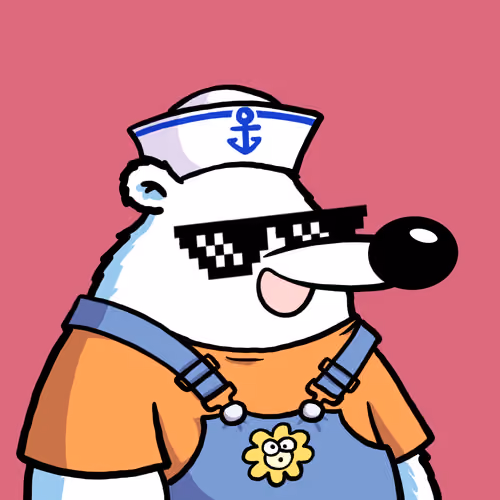 Fluffy Polar Bear #5249