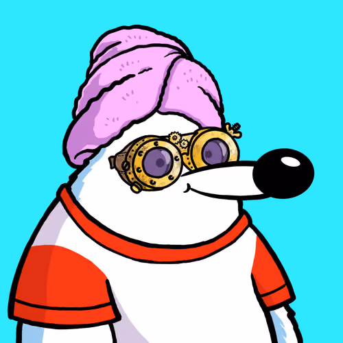 Fluffy Polar Bear #4482