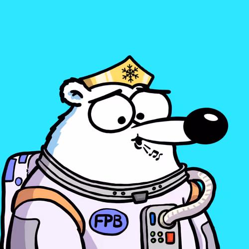 Fluffy Polar Bear #1955
