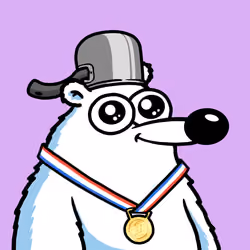 Fluffy Polar Bear #3077