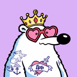 Fluffy Polar Bear #6513