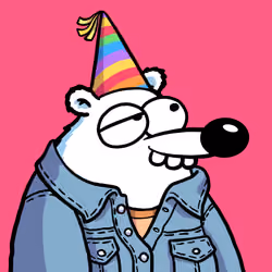 Fluffy Polar Bear #1373