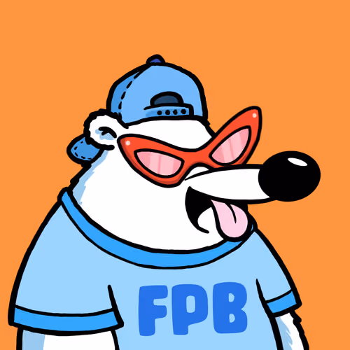 Fluffy Polar Bear #6593