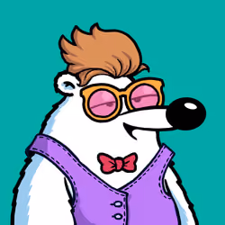 Fluffy Polar Bear #3482