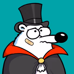 Fluffy Polar Bear #2152
