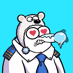 Fluffy Polar Bear #5320