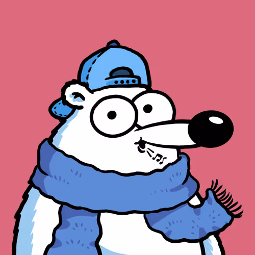 Fluffy Polar Bear #6549