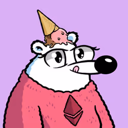 Fluffy Polar Bear #1481