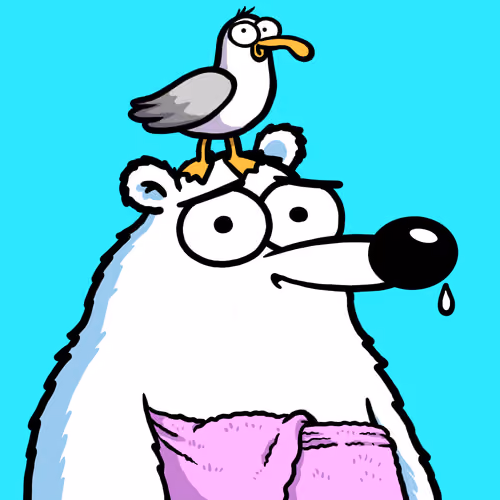 Fluffy Polar Bear #4765